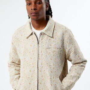 PacSun Luxe Jacquard Gas Jacket - Men's Small